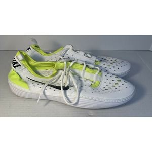 Nike Solarsoft Costa Shoes White Volt Black Size 13 631389 103
